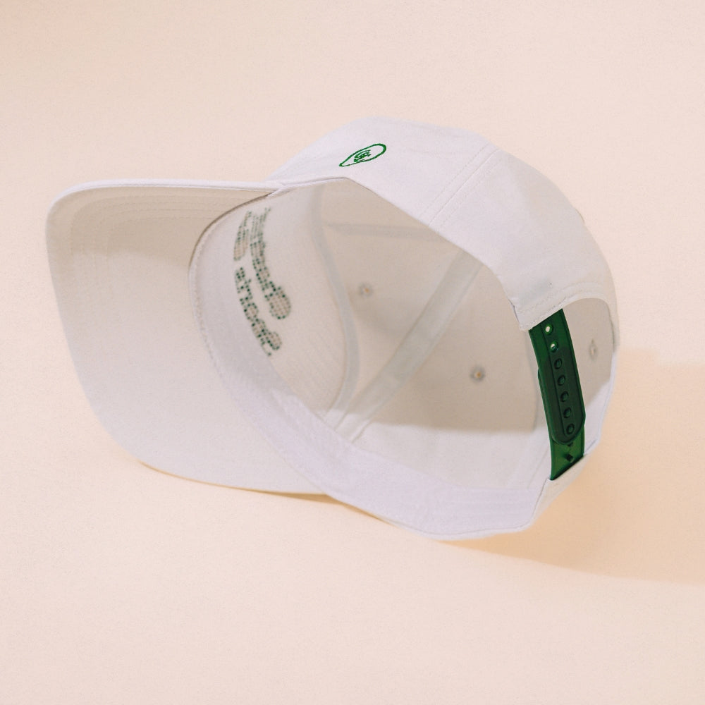 CSC CLUB CAP - WHITE NYLON