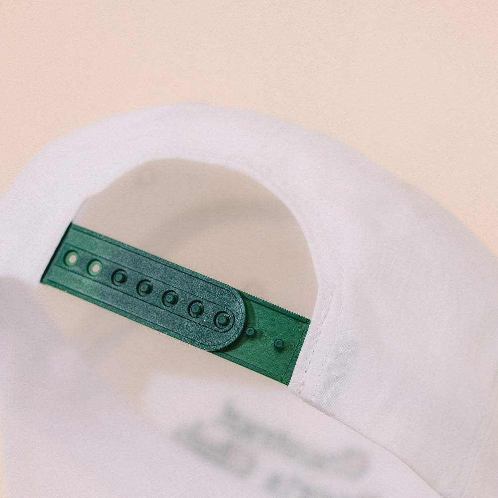 CSC CLUB CAP - WHITE NYLON