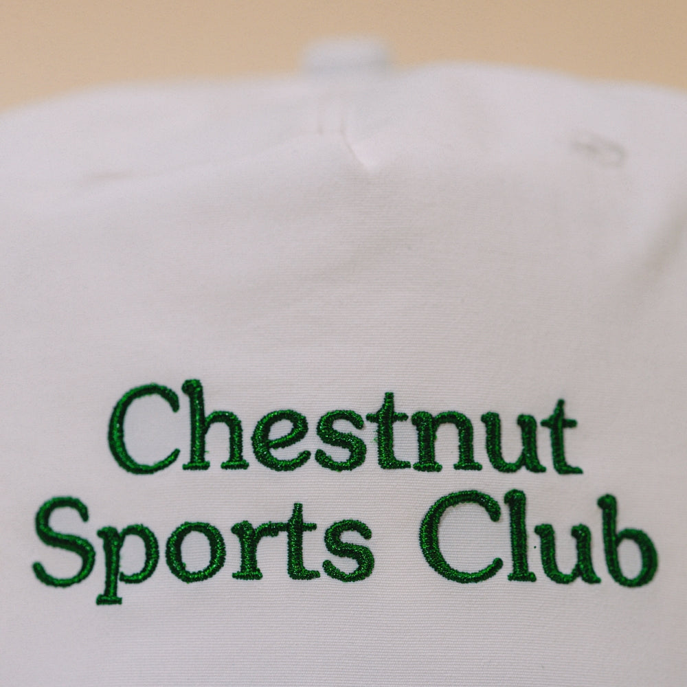 CSC CLUB CAP - WHITE NYLON